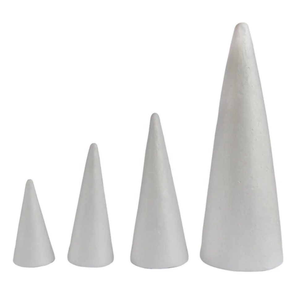 High Impact Polystyrene Resin Manufacture Packaging Styrofoam cone Expanded Polystyrene Line for Christmas DIY