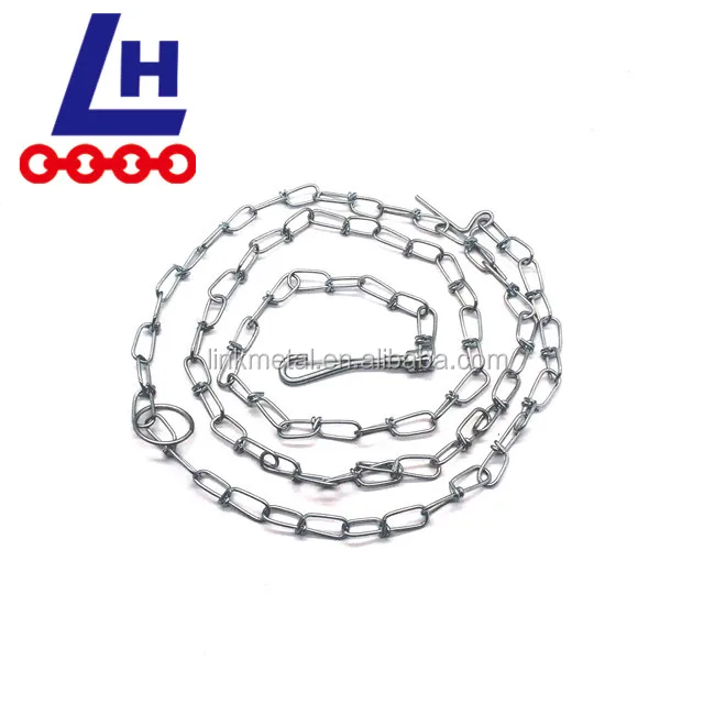 Q195 2.5 мм США Стандартный Бесшовных металлический двойной петли цепи