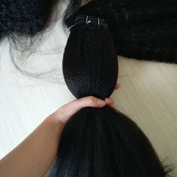 wholesale synthetic hair afro kinky straight hair extensions for black women