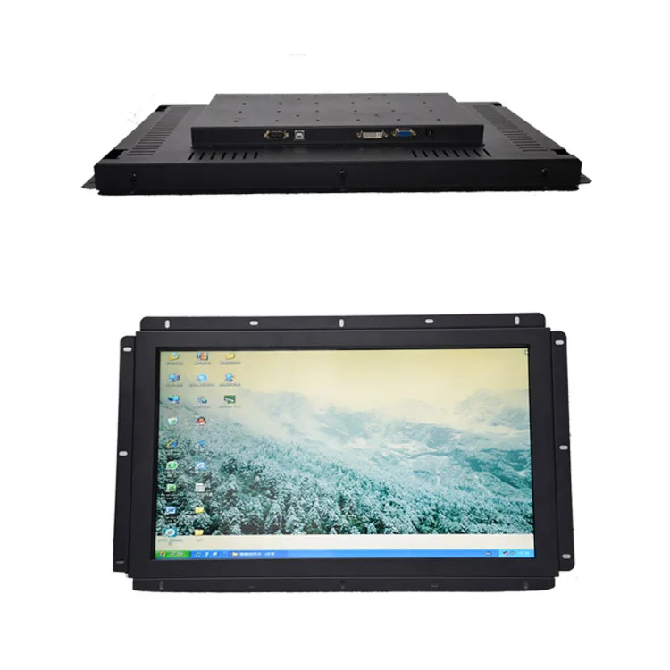 21.5 inch open frame capacitive touch screen monitor industrial embedded touch monitor with 1000cd/m2
