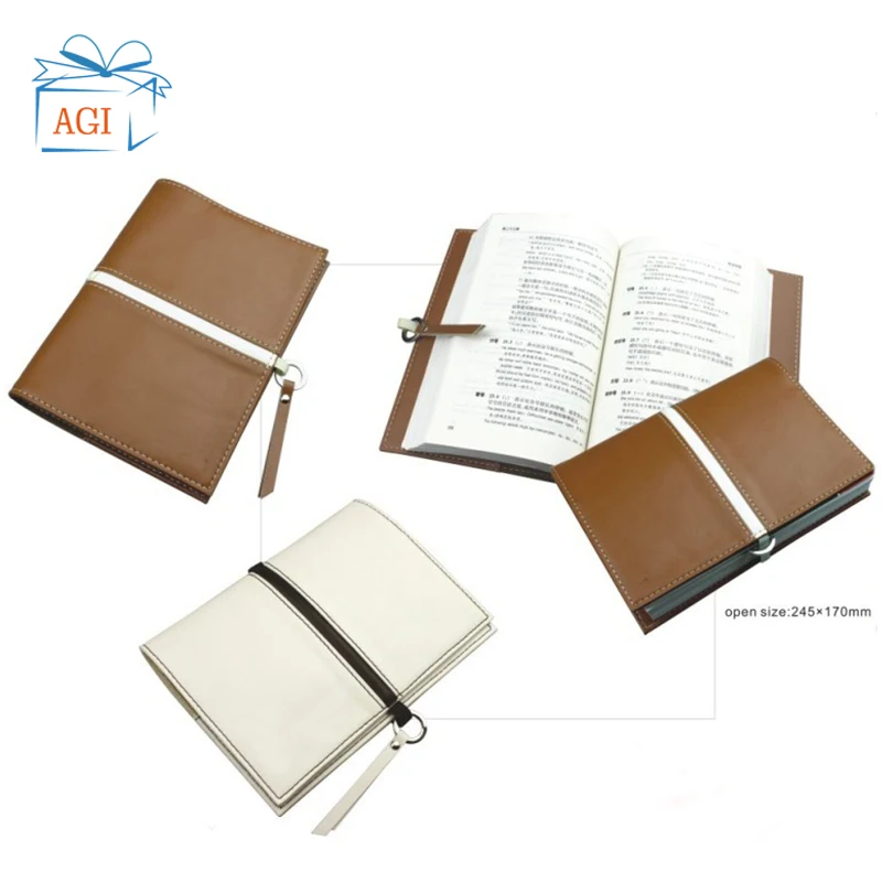 Moden design Leather embossed Colorful A4 pvc book cover