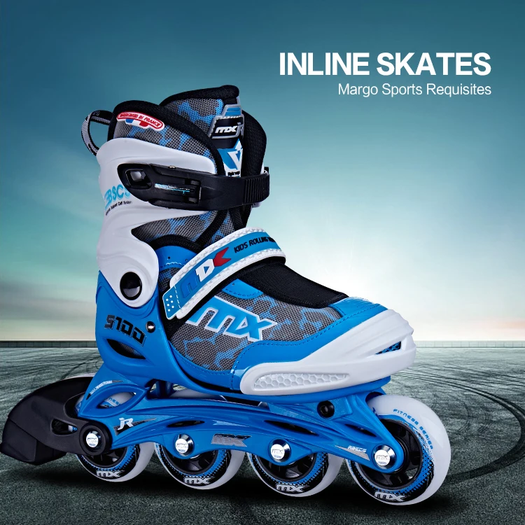 Breathable Roller Adjustable Inline Skate Children Plastic Toys Sale 4 Wheels For Skates