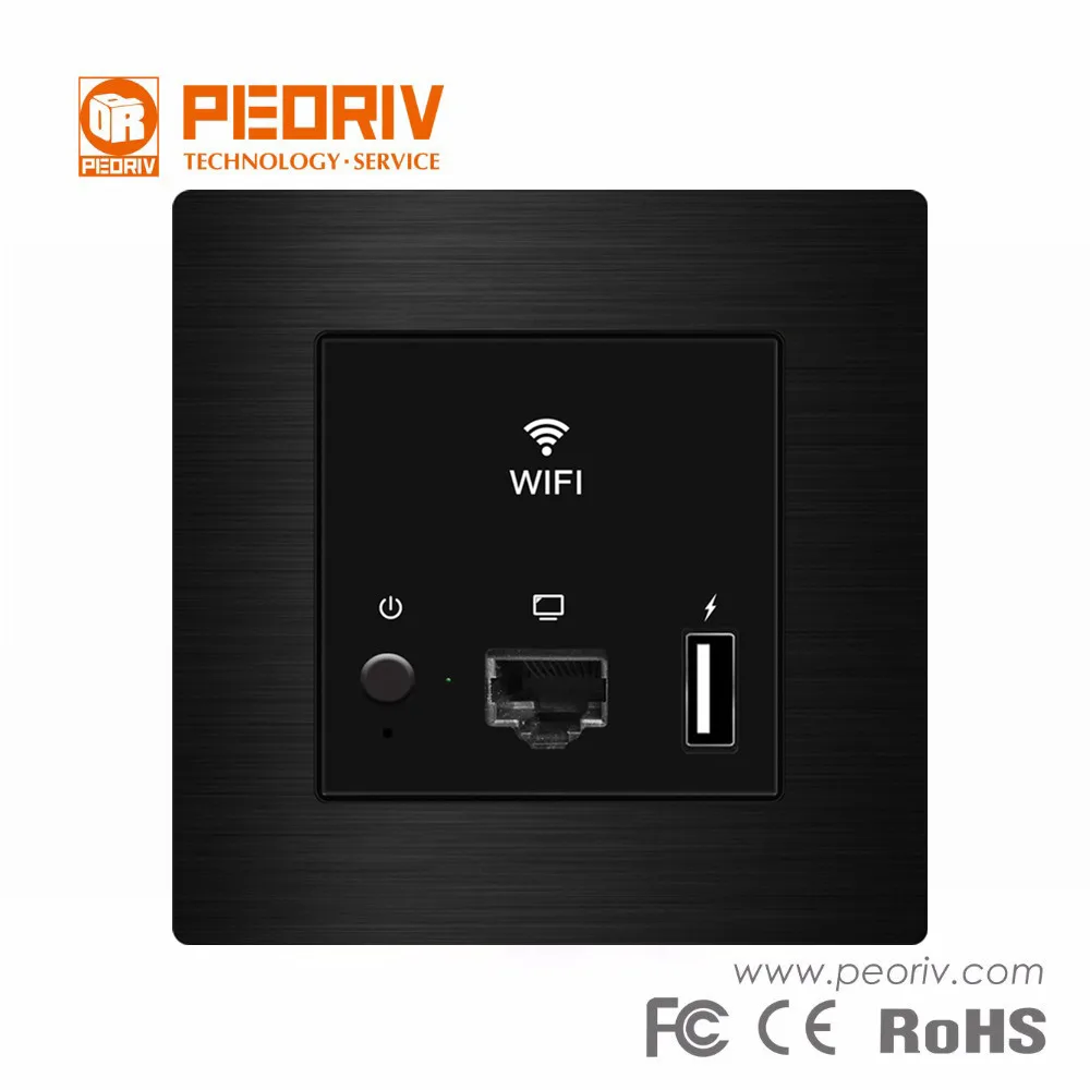 
2.4G Indoor AC / POE power supply access point / wifi AP with usb charge port for hotels 