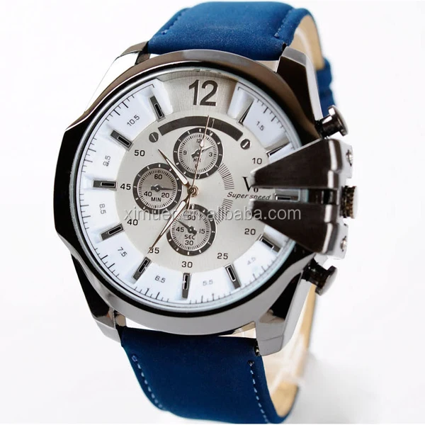 China Wholesale mens sports watch leather watch