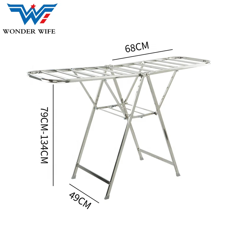 WWA006 Foldable Household Garden Laundry Rack Drying Hanging Indoor Hanger Clothes Dryer