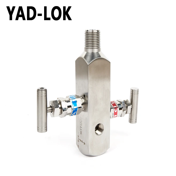 
YAD-LOK China High Quality High Pressure SS304L 2 Way Valve Manifold 