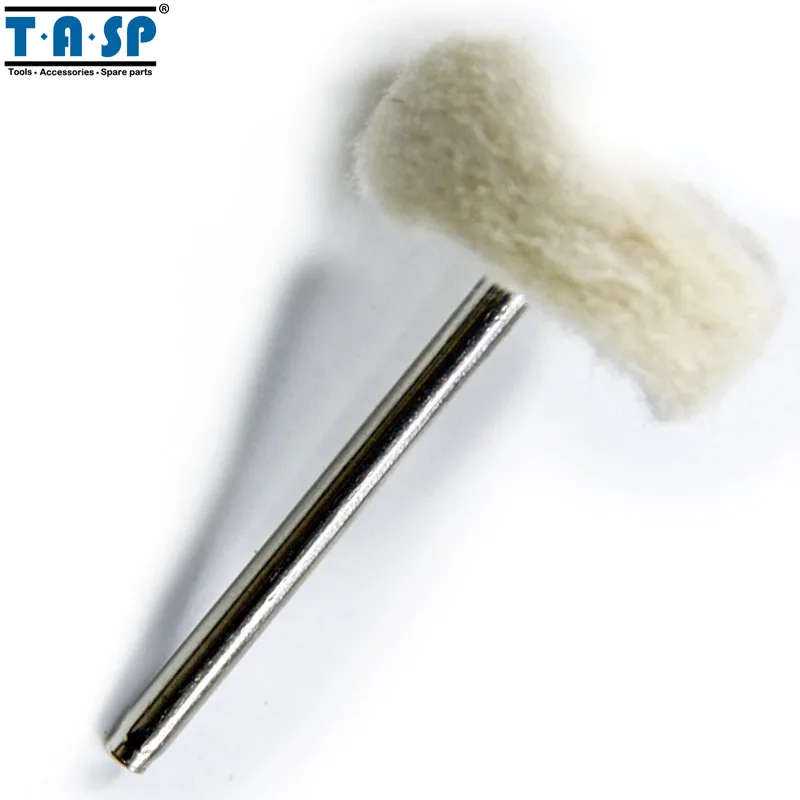 Wool Polishing Pad Buffing Wheel Buff Balls  with 3.2mm Shank  for Jewelry Mini Drill Rotary Tool Abrasive Accessories