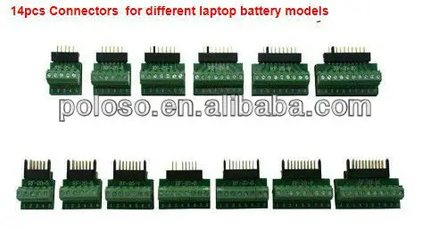 Разъемы для тестера аккумулятора ноутбука Polo RFNT2 / RFNT3