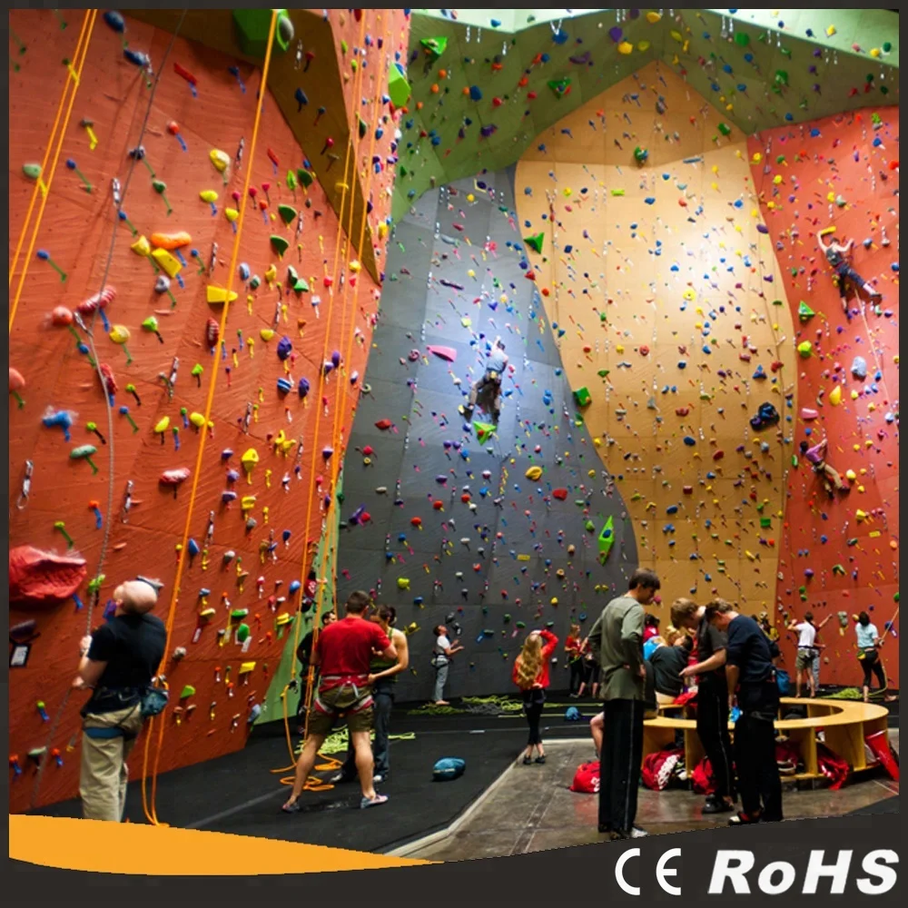 
hot selling indoor rock climbing wall with CE and ROHS 