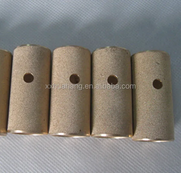 5 micron Co2 filtering sintered bronze powder filters with perfect handicraft