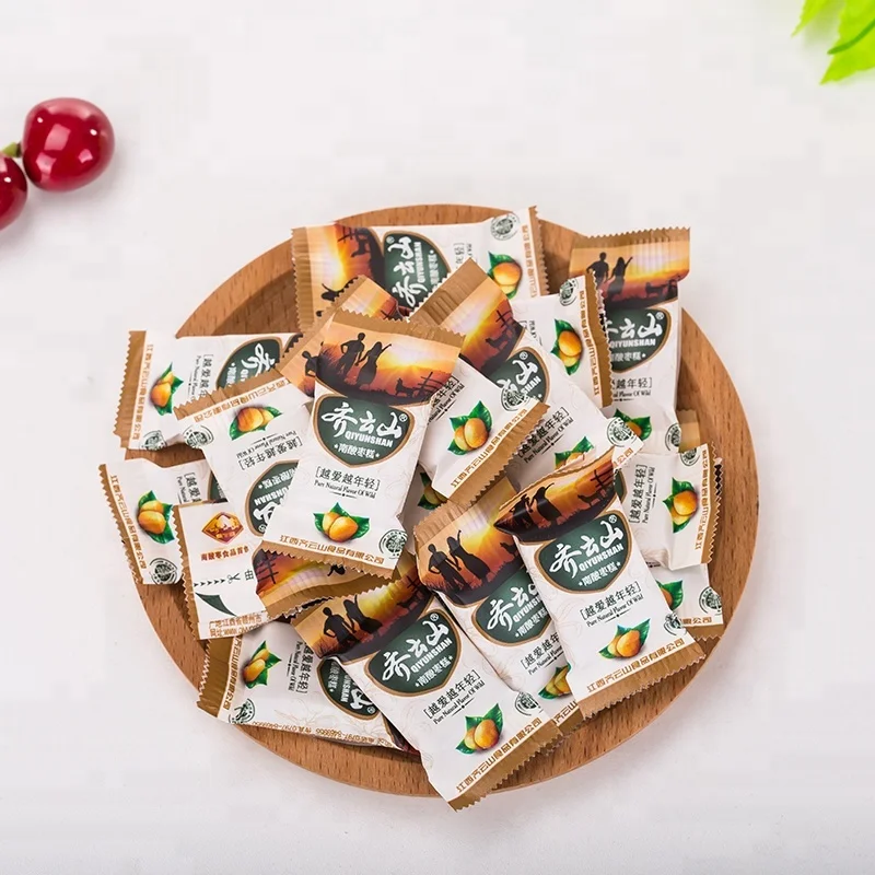 
118g fat free sour jujube gummy snack fruit cake slice 