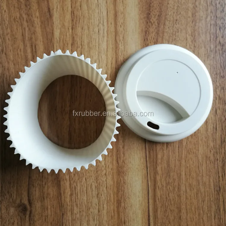 Hot sale cheap silicone coffee cup lid and cup cover cup sleeve