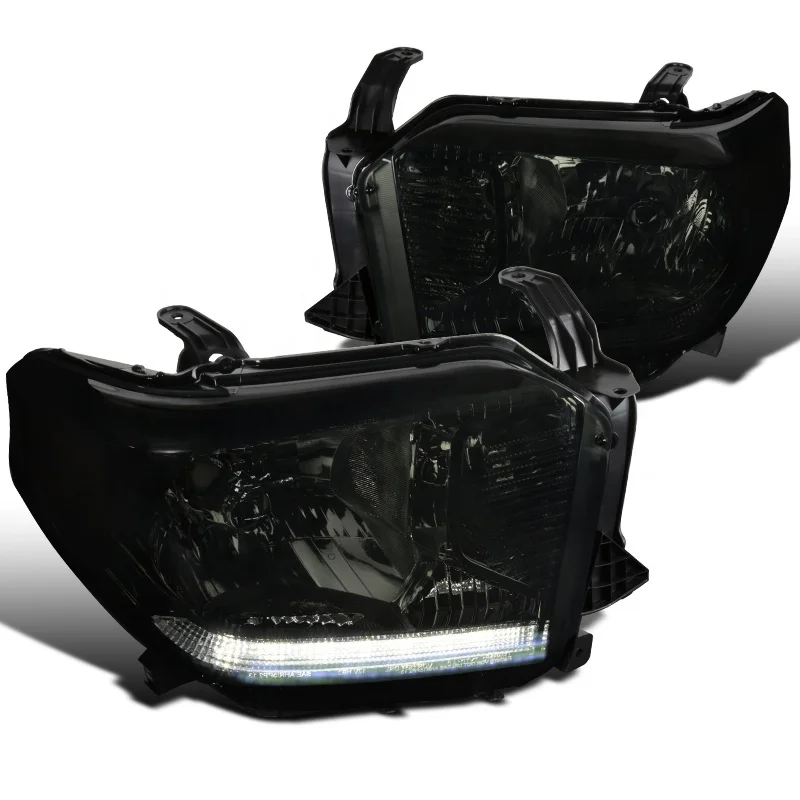 Apply To car headlight for Toyota Tundra Pickup 2014 2018  LED  Headlights Smoke Head lamps