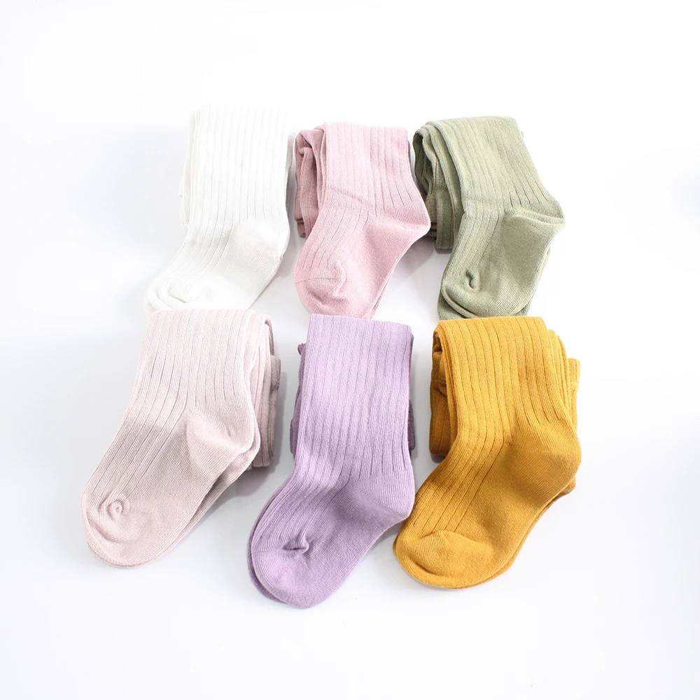 young teen pantyhose double cylinder 100% cotton baby tights