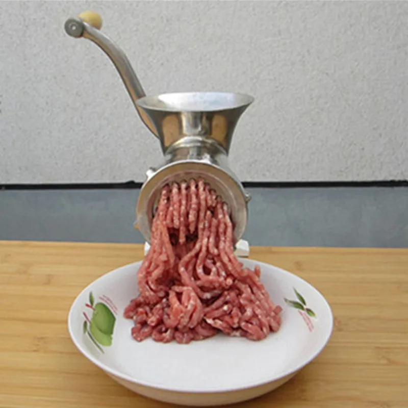 Easy clean Stainless Steel Manual Meat Grinder Grinding Machine