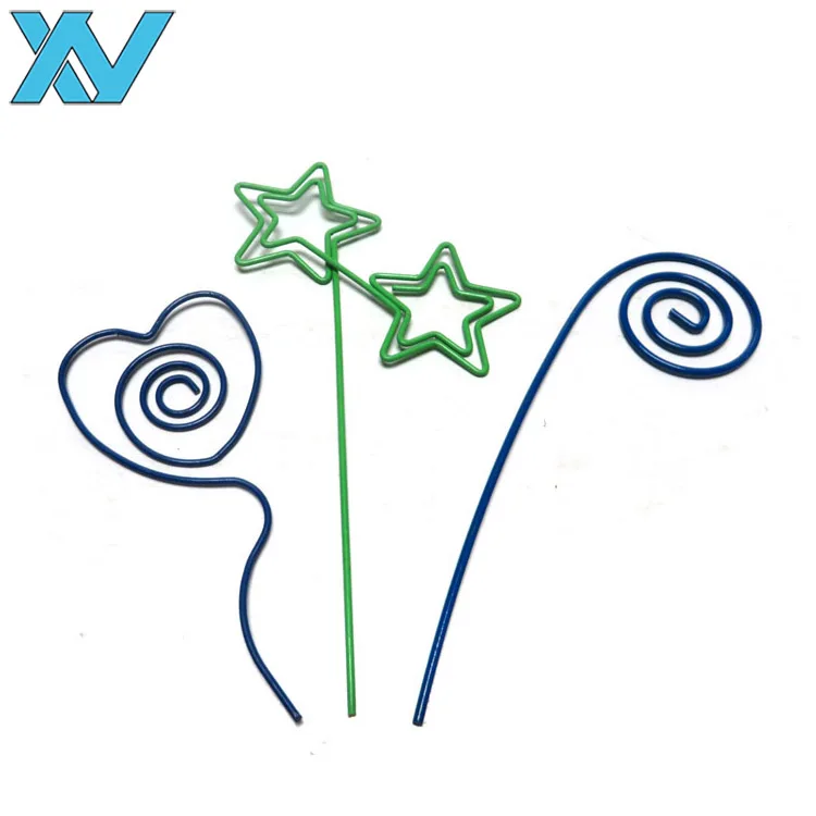 DIY assorted colors metal wire craft OEM desk memo holder clip cake Accessories