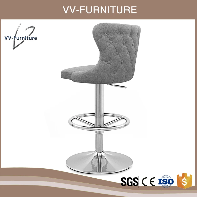 Коммерческий бархатный стул из искусственной кожи с высокой спинкой