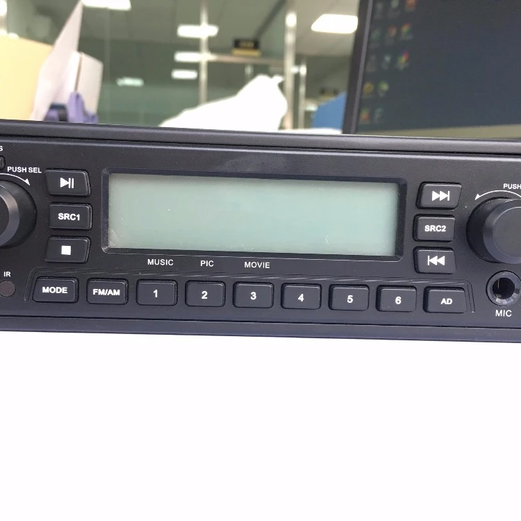 Двухзонный Автомобильный hd мультимедийный медиаплеер с автобусом