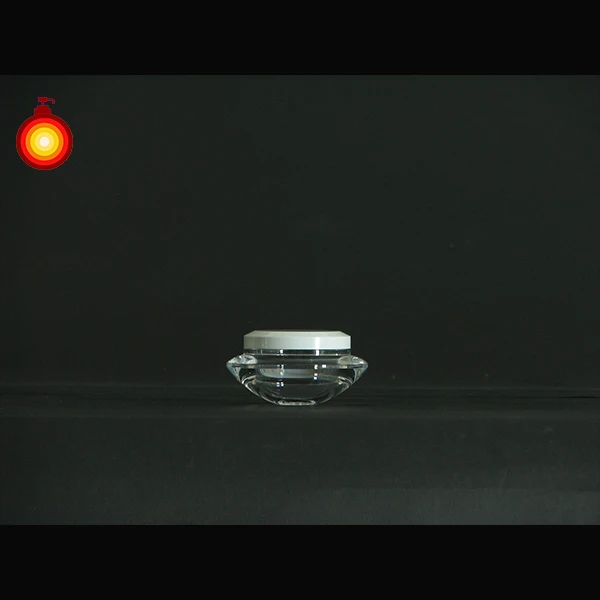 3ml~60ml UFO shape cosmetic container jars for eye cream moisturizer lip balm empty luxury cosmetics jar acrylic jar