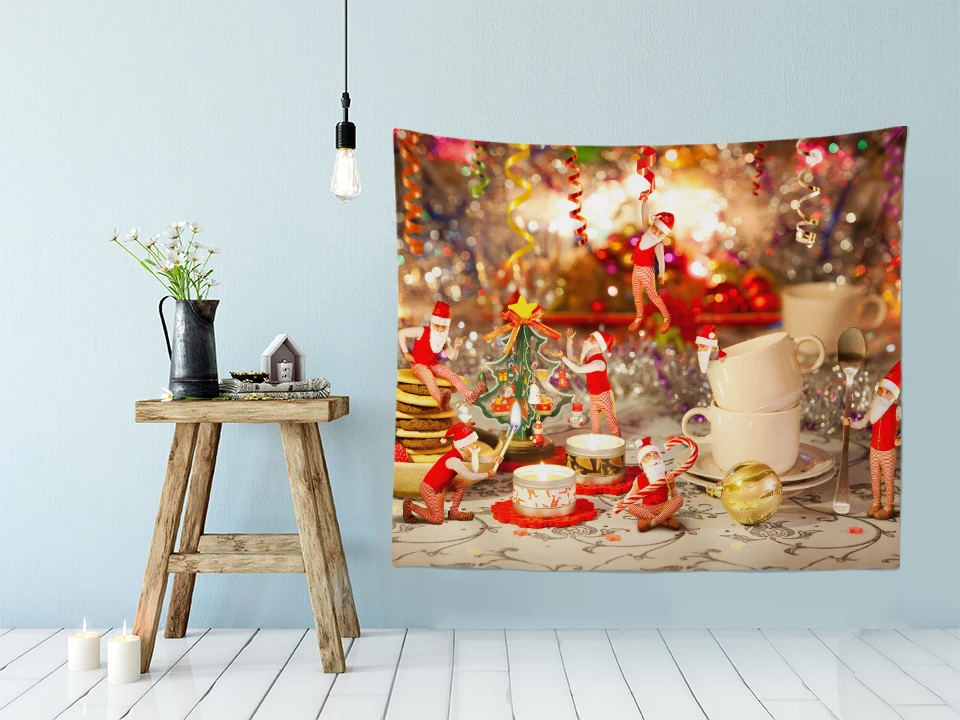 130x150cm Christmas Fast Delivery Drop Ship Wholesale Custom Wall Tapestry