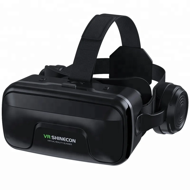 Vr Headset with wireless joystick 3d glasses Virtual Reality Headset for VR Games and 3D Movies