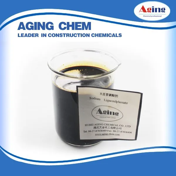 liquid ligno sodium lignin sulfonate for cement plasticizer