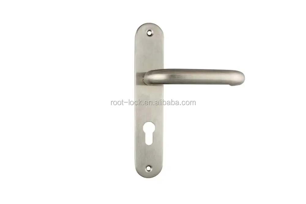Amazing finishing surface brushed door handle stainless steel