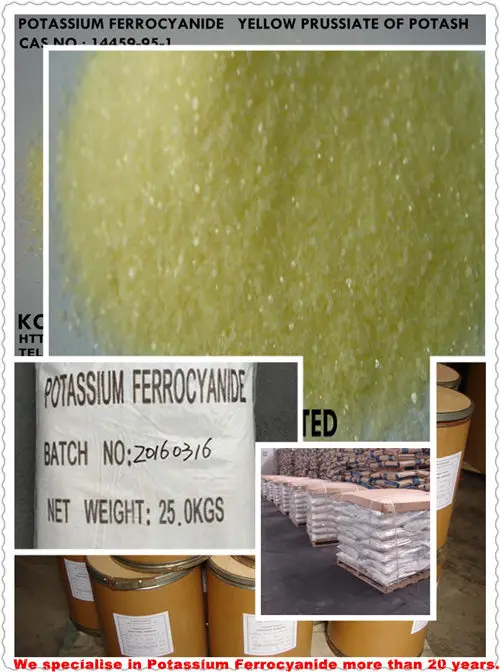 Potassium Ferrocyanide REAGENT GRADE / EXTRA PURE GRADE
