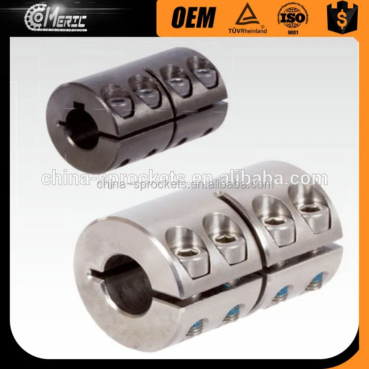 precision coupling shaft stainless steel / steel mate rigid shaft couplings