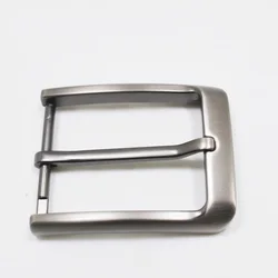 Matte black business casual men  Can do laser logo without mold fee men buckle custom leather plate pin belt buckles