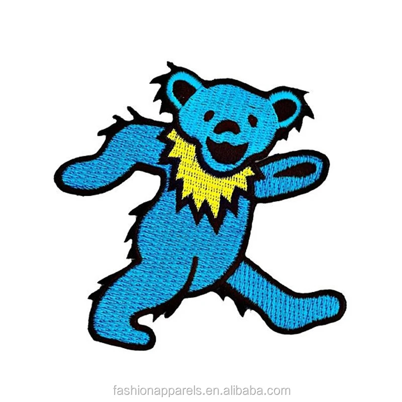 Grateful Dead Dancing Bear Embroidered Deadhead Family Patch