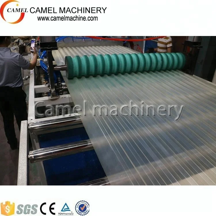 PVC corrugated roof tile production line/PVC roof tile making machine