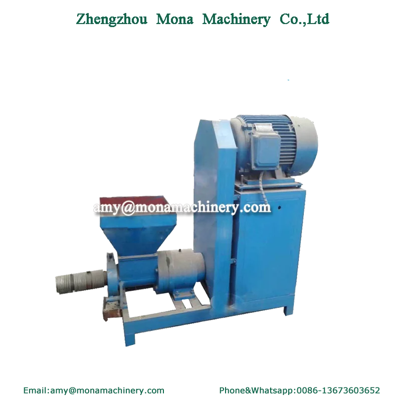 Compressed Small Coconut Shell Shisha Hookah Wood Rice Husk Sawdust Charcoal Stick Extruder Briquette Press Making Machine price