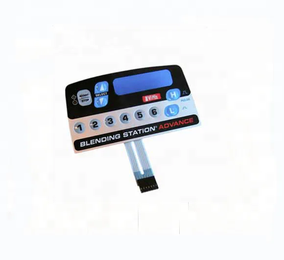 Hot sale! new High quality Custom PET/PC embossed metal dome button IP65 waterproof LED membrane switch membrane keypad
