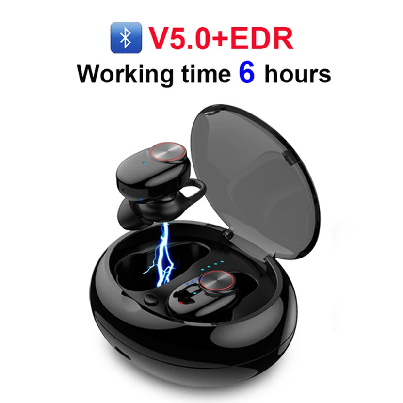 Mini TWS Bluetooth V5.0 Earbuds Dual Wireless Earphones Headsets Hands free