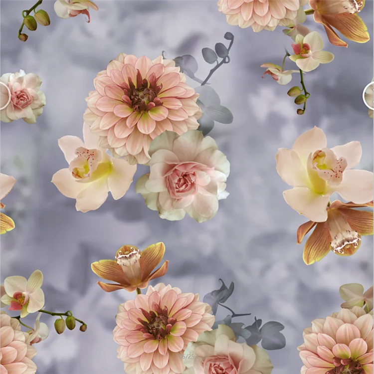 2019 middle east style  digital printed 75d polyester 4 way stretch fabric