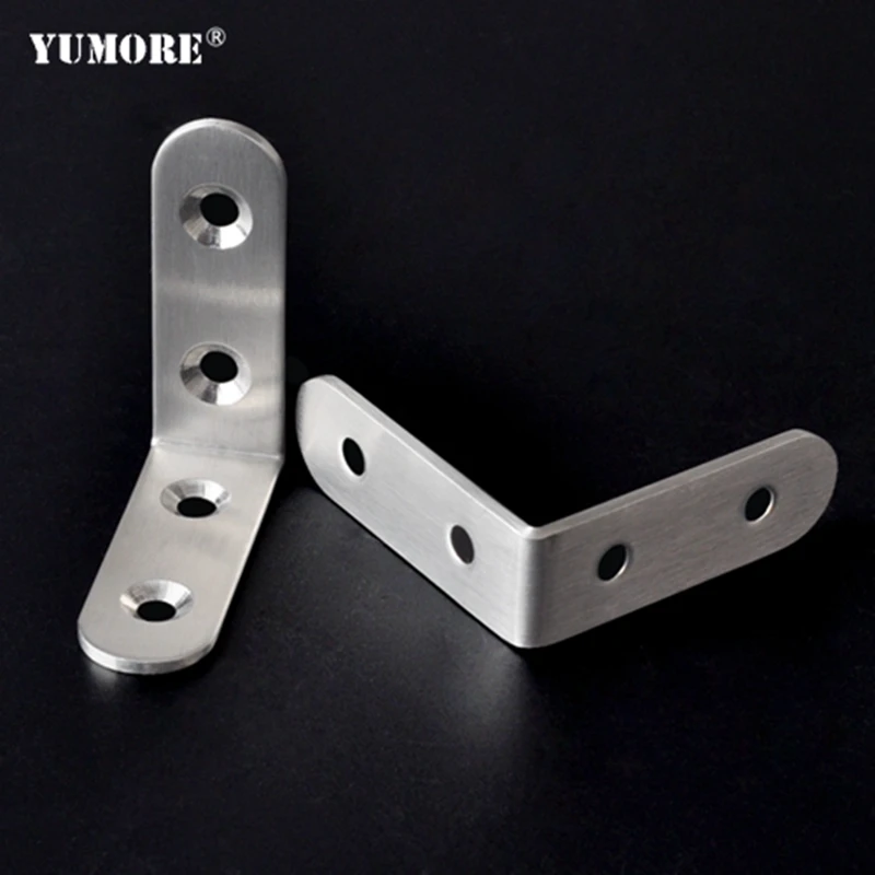 Table fixing angle iron flat rustic shelf stainless steel shelf bracket