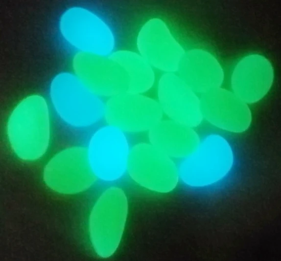 wholesale glow in the dark pebbles stone for garden decoration