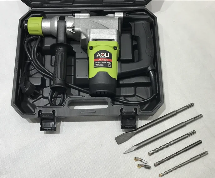 Electric chipping hammer drill 26mm tools portable SDS Plus L-shape rotary hammer 900W