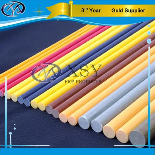 
Pultrusion FRP Smooth Glass Fiber Rod Manufacturer 