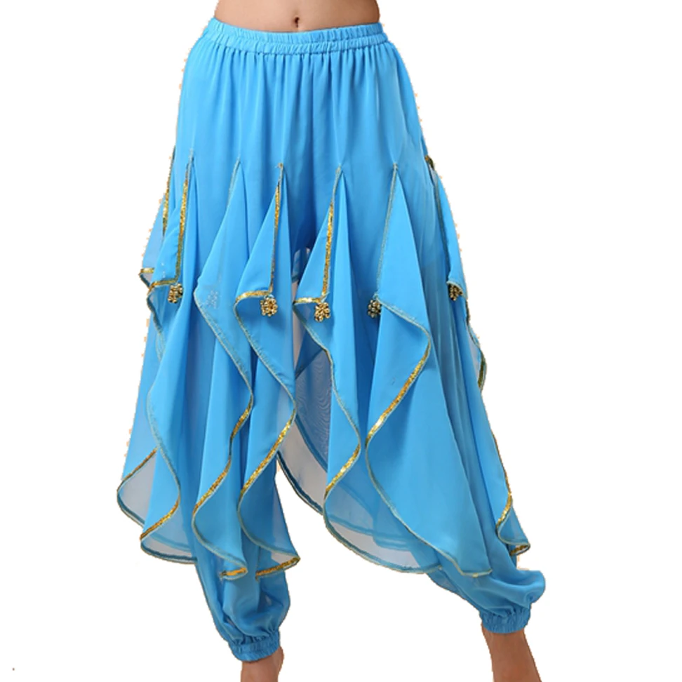 BestDance Belly Dance Harem Pants Bollywood Arabic Dancing Costume Rotation Trousers