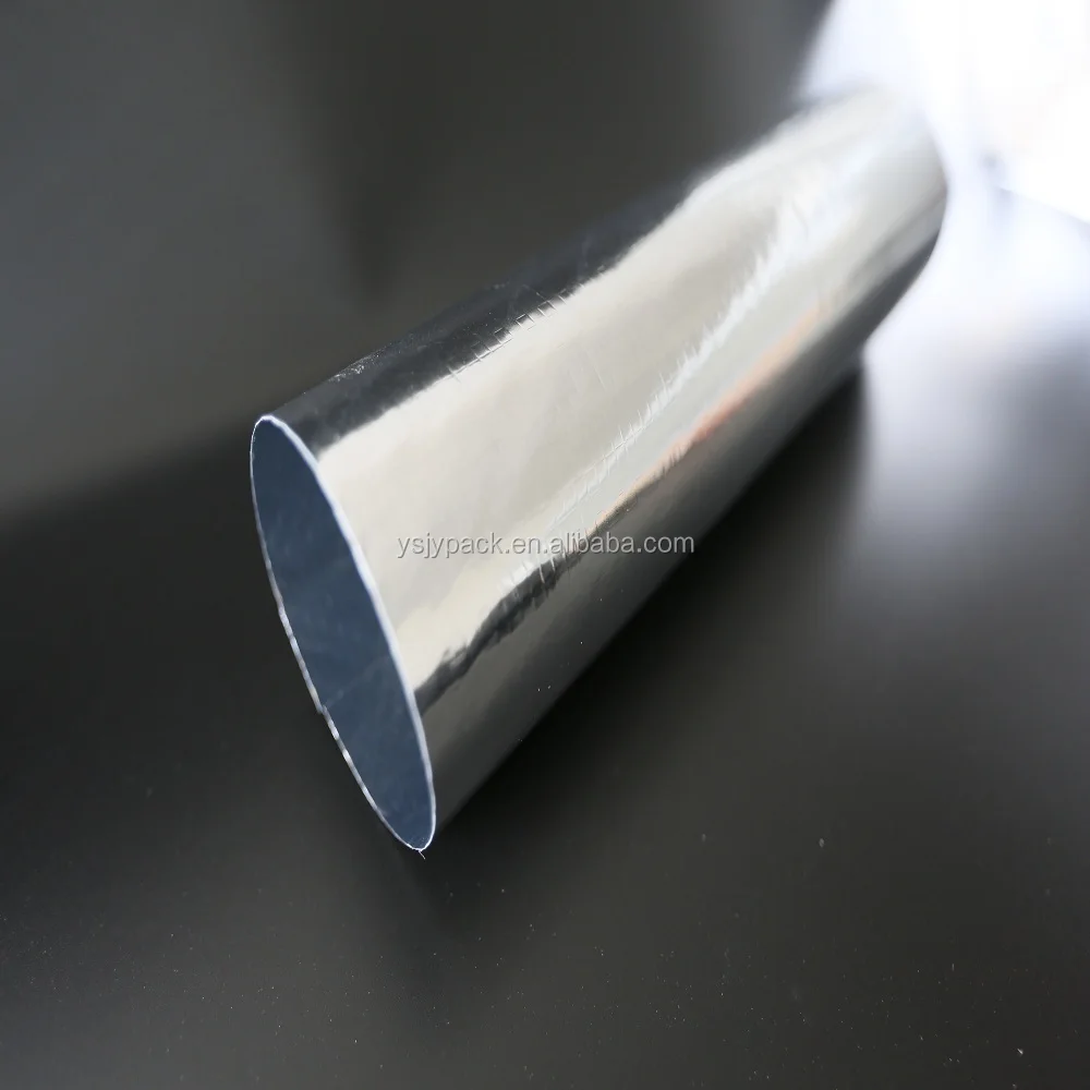 Double sided reflective aluminum coated pet film laminated woven fabric