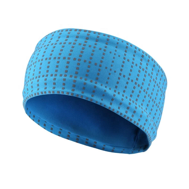 Reflective headband Yoga Stretch Hair Band fashionable sports headband running sweat band  TD-1044