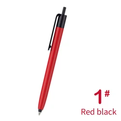 Promotional Press Click Action Logo Printed Solid Colorful Body Plastic Ball Ballpoint Pen For Business