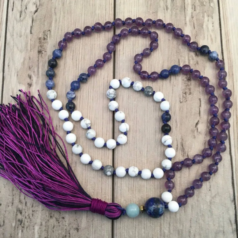 108 Buddhist prayer beads Mala Bracelet and Necklace for men