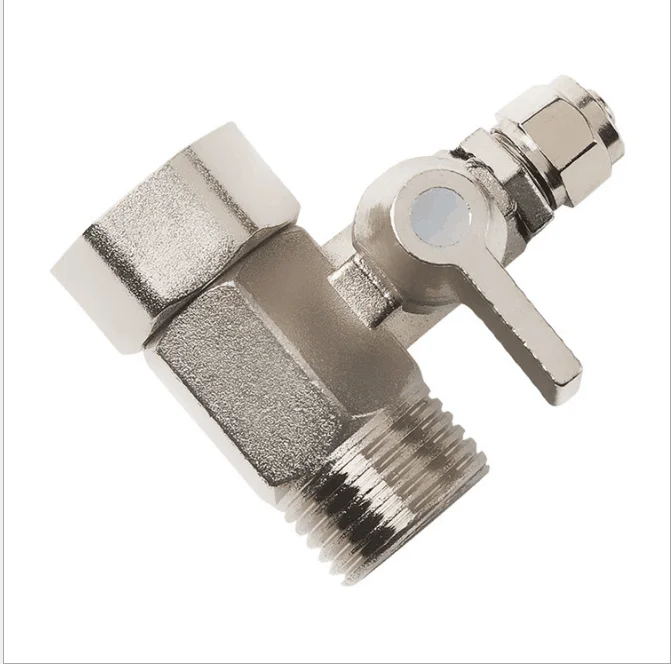 High Pressure Zinc Alloy Material 3 way Manual Water Supply Valve for Water Purifier System