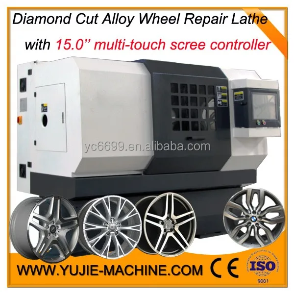 
3rd Generation cnc lathe machine for car alloy wheels with probe Only 1~2 hour training 