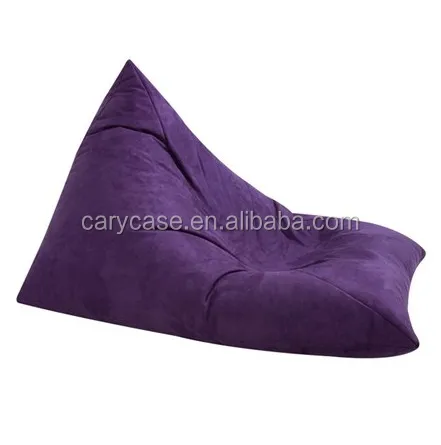 INDOOR HOT PINK Faux Suede beanbag chair, living room cube bean bag waterproof bean bag chairs