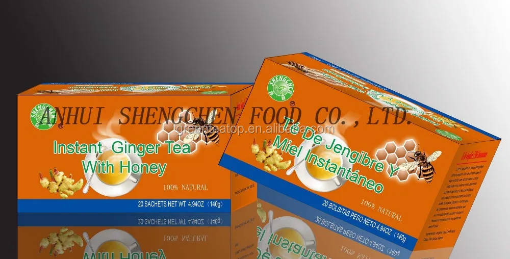 Лидер продаж 2019, мгновенный имбирный чай с медом-натуральный мед и имбирь, чайный напиток, хороший вкус чайного порошка