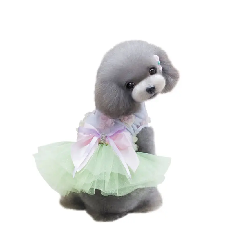 
Summer Fancy Wedding Princess Small Pet Puppy Dog Dresses 